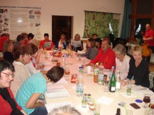 Abends geht es lustig zu ...