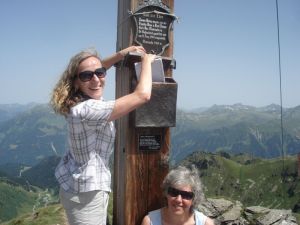 Eintrag im Gipfelbuch auf der MADRISELLA